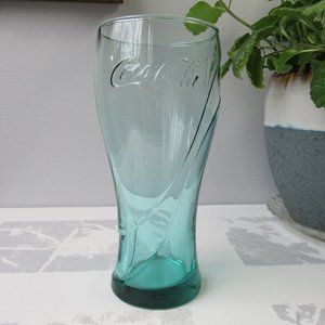 Coca Cola Turquoise Glass 2018 McDonald's Exclusive Limited Edition Series
